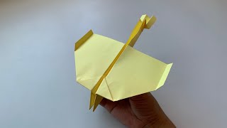 Origami Avião Super Planador de Papel  Voo Imparável [upl. by Uriah764]