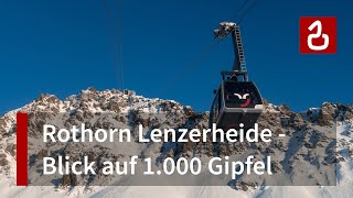 Luftseilbahn Lenzerheide  Scharmoin  Rothorn [upl. by Alhan503]