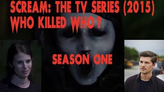 MTVS SCREAM SEASON ONE  WHO KILLED WHO [upl. by Nalyorf]