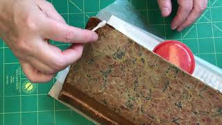 How to Apply KlucelG Leather Consolidant for Book Restoration  Save Your Books [upl. by Begga494]