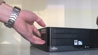 How to open fujitsu esprimo case E5730E [upl. by Ttocs]