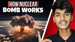 How Nuclear Bomb Work Explained In Hindi  Virat Sahani dhruvrathee physics getsetflyscience [upl. by Korie]