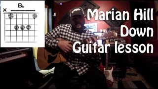 Marian Hill – Down guitar lesson [upl. by Lowenstein]