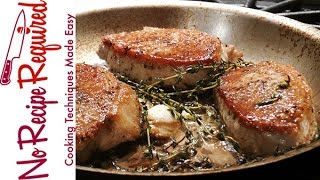 How to Cook Boneless Pork Chops  NoRecipeRequiredcom [upl. by Dahraf]