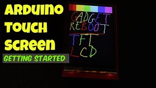 Arduino TFT LCD Touch Screen Tutorial 35 Inch 480x320 [upl. by Cowley]