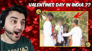 FUNNY VALENTINES DAY vs SINGLES IN INDIA 🇮🇳  AAMERS DEN [upl. by Andriette152]