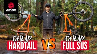 Cheap Hardtail VS Cheap Full Sus  What Is The Best Budget Bike [upl. by Anerehs]