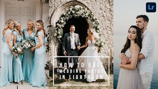 How to edit wedding photos in Lightroom  Lightroom presets for Photographers  Lightroom Tutorial [upl. by Otreblasiul284]