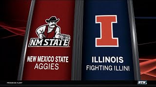 New Mexico State vs Illinois  Mens Basketball Highlights [upl. by Awjan]