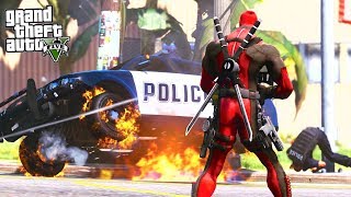 DEADPOOL ESCAPE GTA 5 Mods [upl. by Acireit]