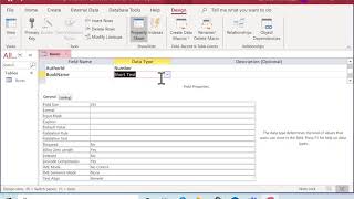 Microsoft Access Simple Book Library Database 14 [upl. by Akemyt]