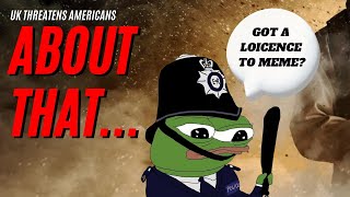 UK Police Commissioner Threatens Americans [upl. by Aikemal1]