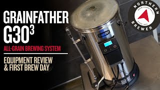 New Grainfather G30 Version 3  Equipment Review amp First Brew Day [upl. by Enirehtak]