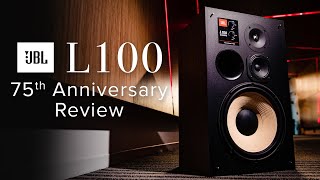 JBL L100 75th Anniversary Speaker Review [upl. by Akitahs882]