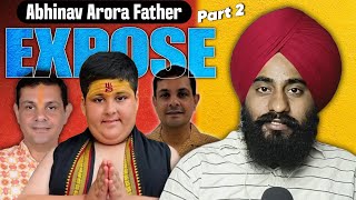 Reaction Abhinav Arora Father Expose Part 2 [upl. by Annaihr]