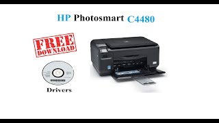 HP Photosmart C4480  Free Drivers [upl. by Retrop]