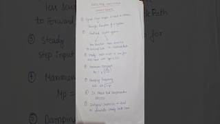 Gate PYQ Short Notes Control System trend viralvideo ytshorts gateexam subscribe [upl. by Haerdna]