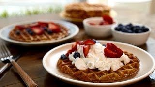 How to Make Cinnamon Belgian Waffles  Brunch Recipes  Allrecipescom [upl. by Liggett]