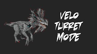 Velonasaur Turret Mode  Tips and tricks  ARK Survival Evolved [upl. by Hesler916]