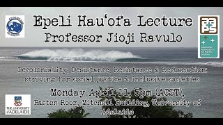 Decoloniality Desistance Resistance amp Reclamation with Professor Jioji Ravulo [upl. by Zenger]