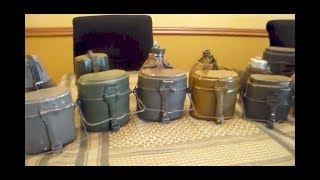 Post WW2 German Style Mess Kit Identification and Comparison [upl. by Sisson]