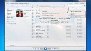 Encoder un cd audio en mp3 avec le Lecteur Windows Media de Windows [upl. by Gelasius]