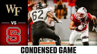 Wake Forest vs NC State Condensed Game  2022 ACC Football [upl. by Dlaregztif]