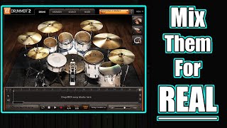 Mixing With EZdrummer Exporting Individual Drum Tracks [upl. by Nabalas]