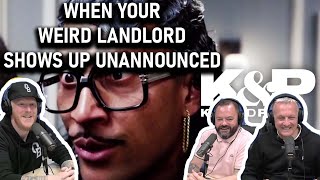 Key amp Peele  When Your Weird Landlord Shows Up Unannounced REACTION  OFFICE BLOKES REACT [upl. by Akeem]