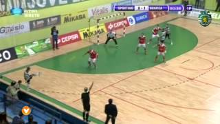 Futsal Resumo Sporting 4  Benfica 2 06012013 [upl. by Esadnac149]