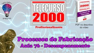 Telecurso 2000  Processos de Fabricação  76 Desempenamento [upl. by Notnats]