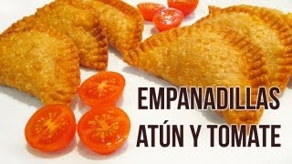 Empanadillas de atún y tomate fritas [upl. by Rolecnahc]