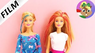 Barbie film magyar  Barbie történet  Alexandra amp Maria fodrásznál  Ikerpár hajának átváltoztatása [upl. by Tyra895]