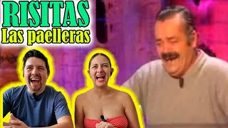 Humor ESPAÑOL  Reacción a Risitas  Las paelleras  Nos dio ATAQUE de RISA [upl. by Kenley398]