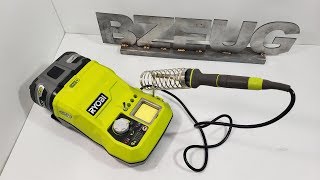 Ryobi Cordless or Corded Soldering Iron Station Review [upl. by Syah]