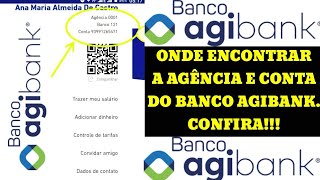 COMO VER AGÊNCIA E CONTA NO CARTÃO AGIBANK [upl. by Erlin505]