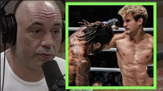 Joe Rogan  Sage Northcutt Had 8 Facial Fractures After KO [upl. by Earaj]