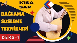 Bağlama süsleme teknikleri1 Kısa sap Bağlama [upl. by Atirhs]