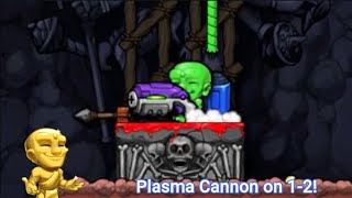 Spelunky 2  INCREDIBLE Seed With Plasma Cannon on 12 [upl. by Terrijo804]