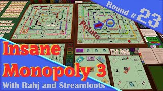 Insane Monopoly Game Three Round 23 [upl. by Lipfert]