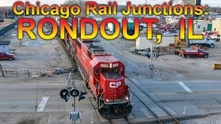 Chicago Rail Junctions Rondout IL [upl. by Ruddy657]