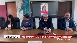 28 SETTEMBRE 2024  CRISPIANO TA  PRESENTATA LA QUARTA EDIZIONE DELLA quotPASSEGGIATA IN ROSA 2024quot [upl. by Ecinahs122]