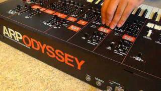 ARP Odyssey quotSampleHoldquot no KORG reissue [upl. by Akinat]