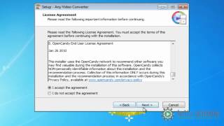 How to install Any Video Converter [upl. by Airdnaed]