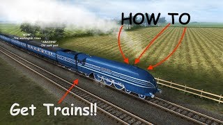 How to get trains in Trainz driver 2 [upl. by Enylodnewg]