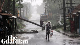 Supercyclone Amphan batters India and Bangladesh [upl. by Ahseat]