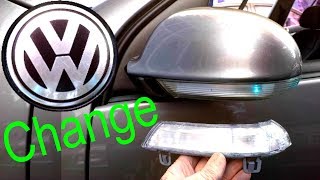 How to Change Mirror Signal VW Volkswagen [upl. by Alidis]