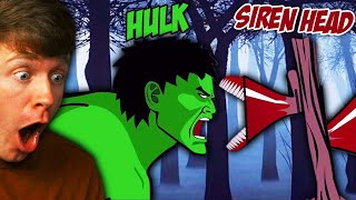 HULK vs SIREN HEAD the FIGHT [upl. by Teryn693]