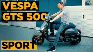 Vespa GTS 500 cc SPORT [upl. by Nerrual558]