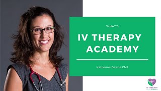 IV Therapy Academy Course [upl. by Lledrev982]